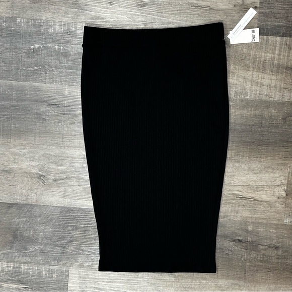 BAR III Black Bodycon Midi Skirt, NWT - Picture 3 of 11